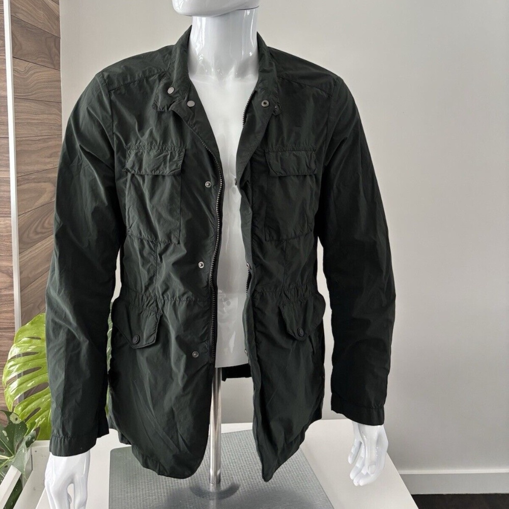 Allegri Jacket Men's Green Military Pocket Full Zip Sz 48
